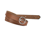 Metal Accent Leather Belt