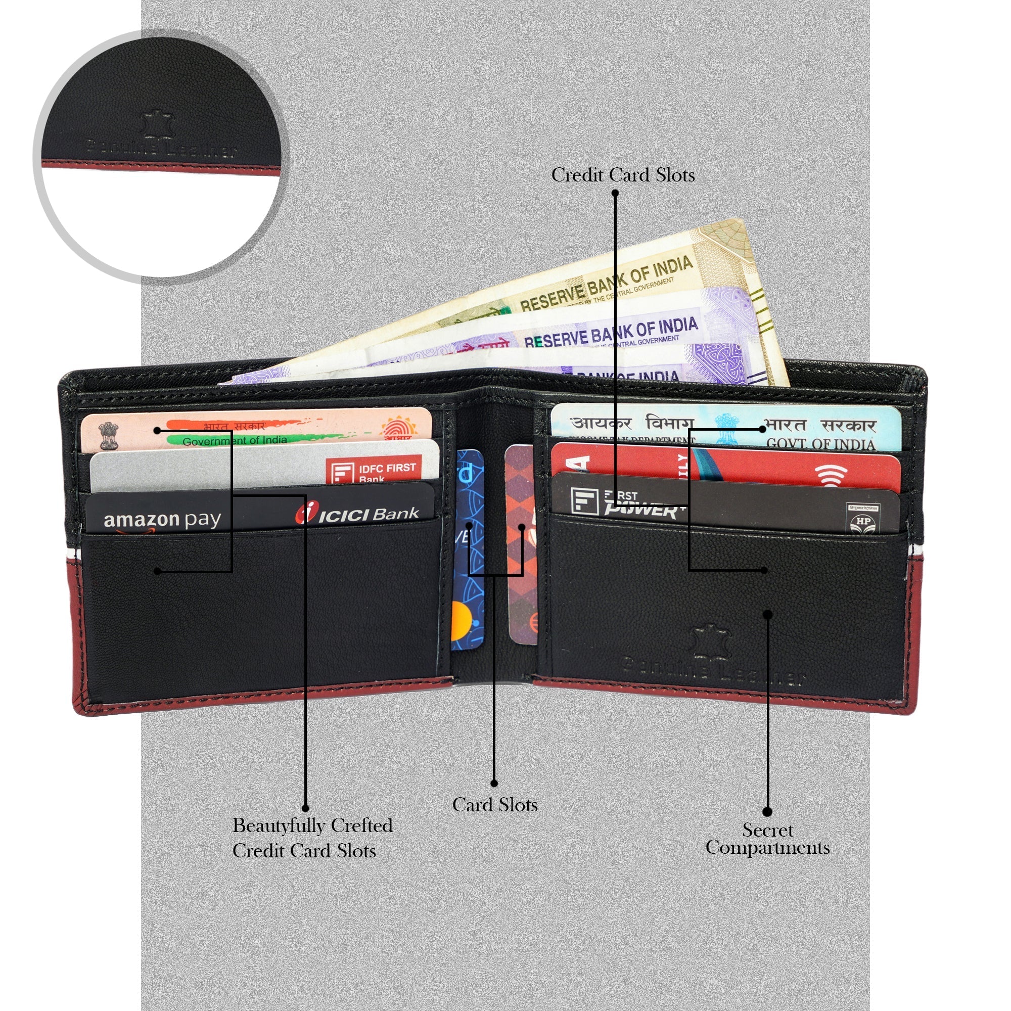 Genuine Leather Men's Wallet