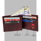 Men's Genuine Leather Brown Wallet