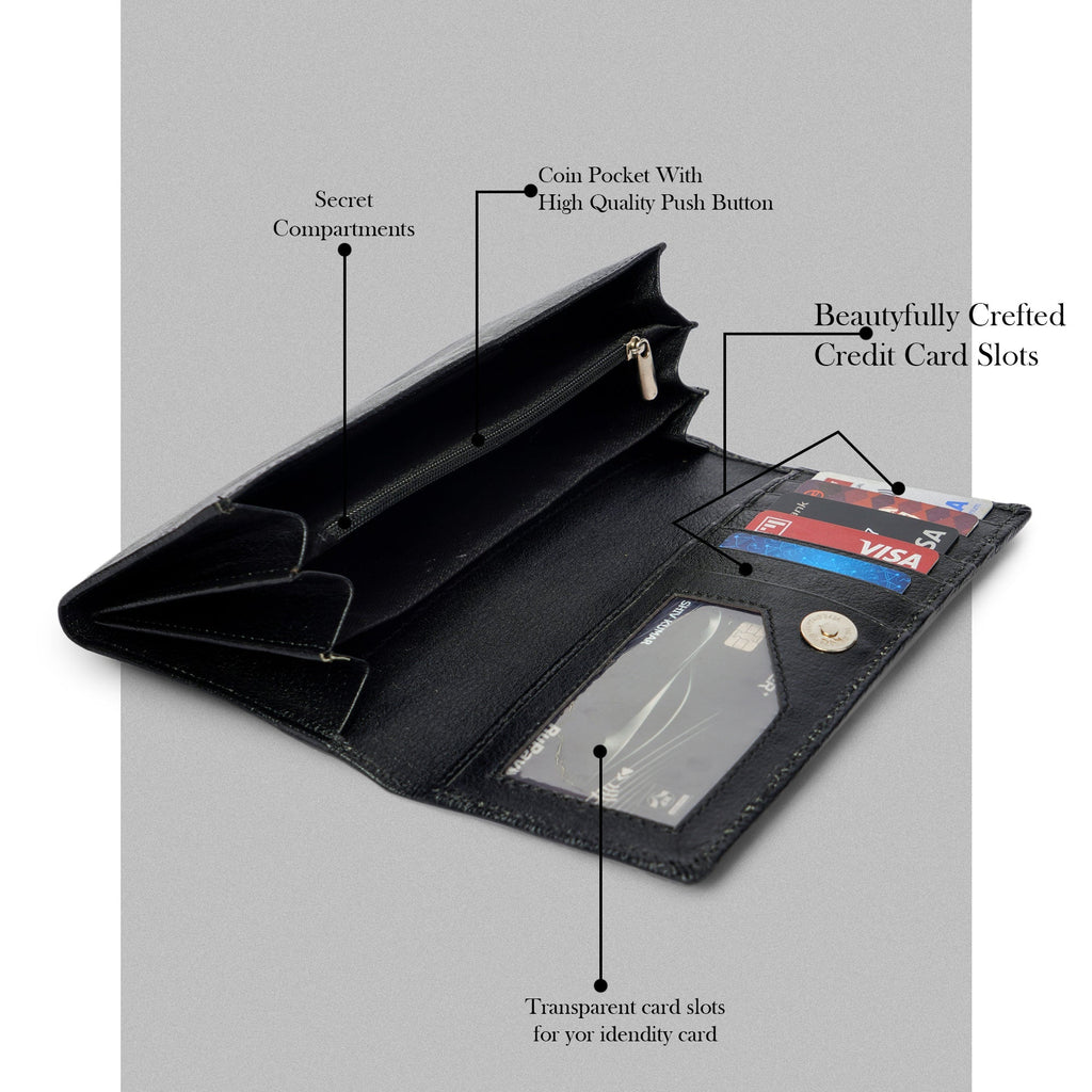 Leather Clutch Wallet