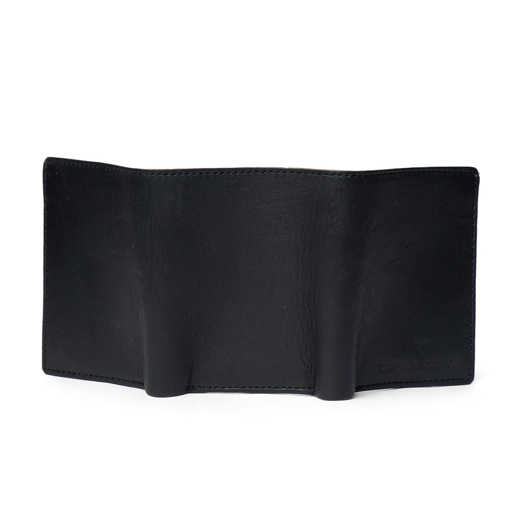 Genuine Leather 3 Fold Wallet