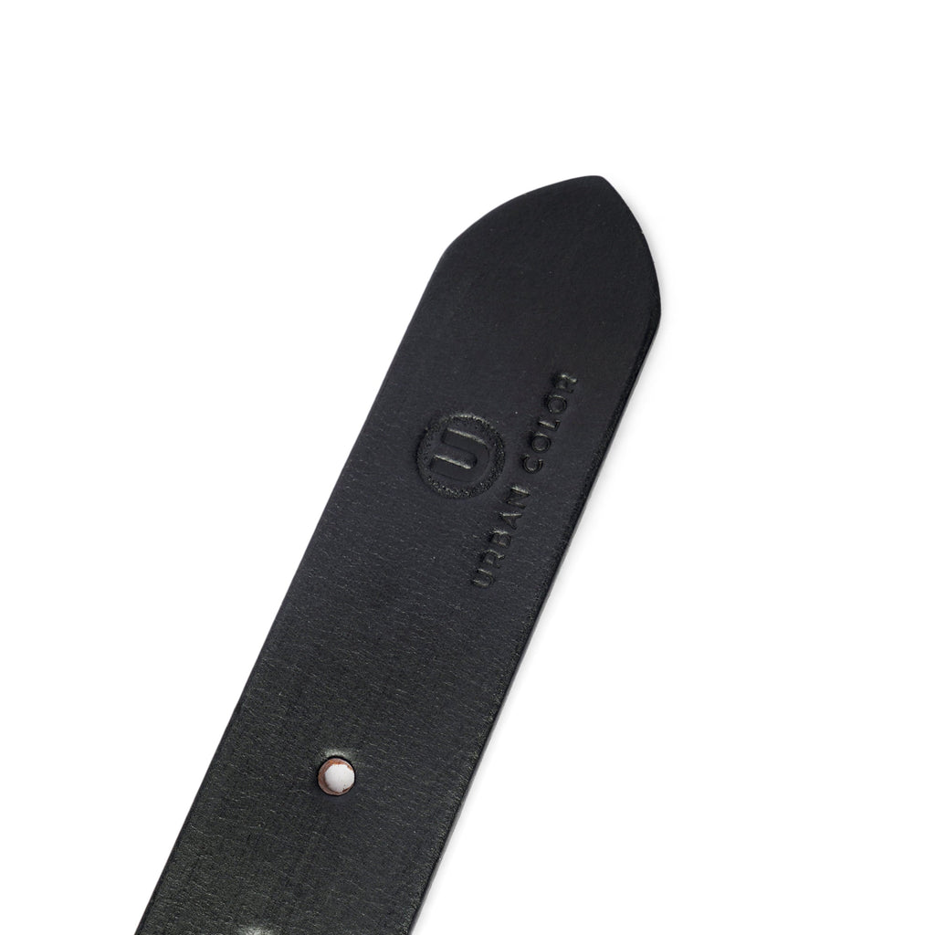 Men's Formal Black Leather Belt