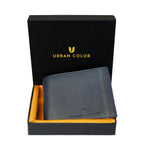 Men's Navy Leather Wallet