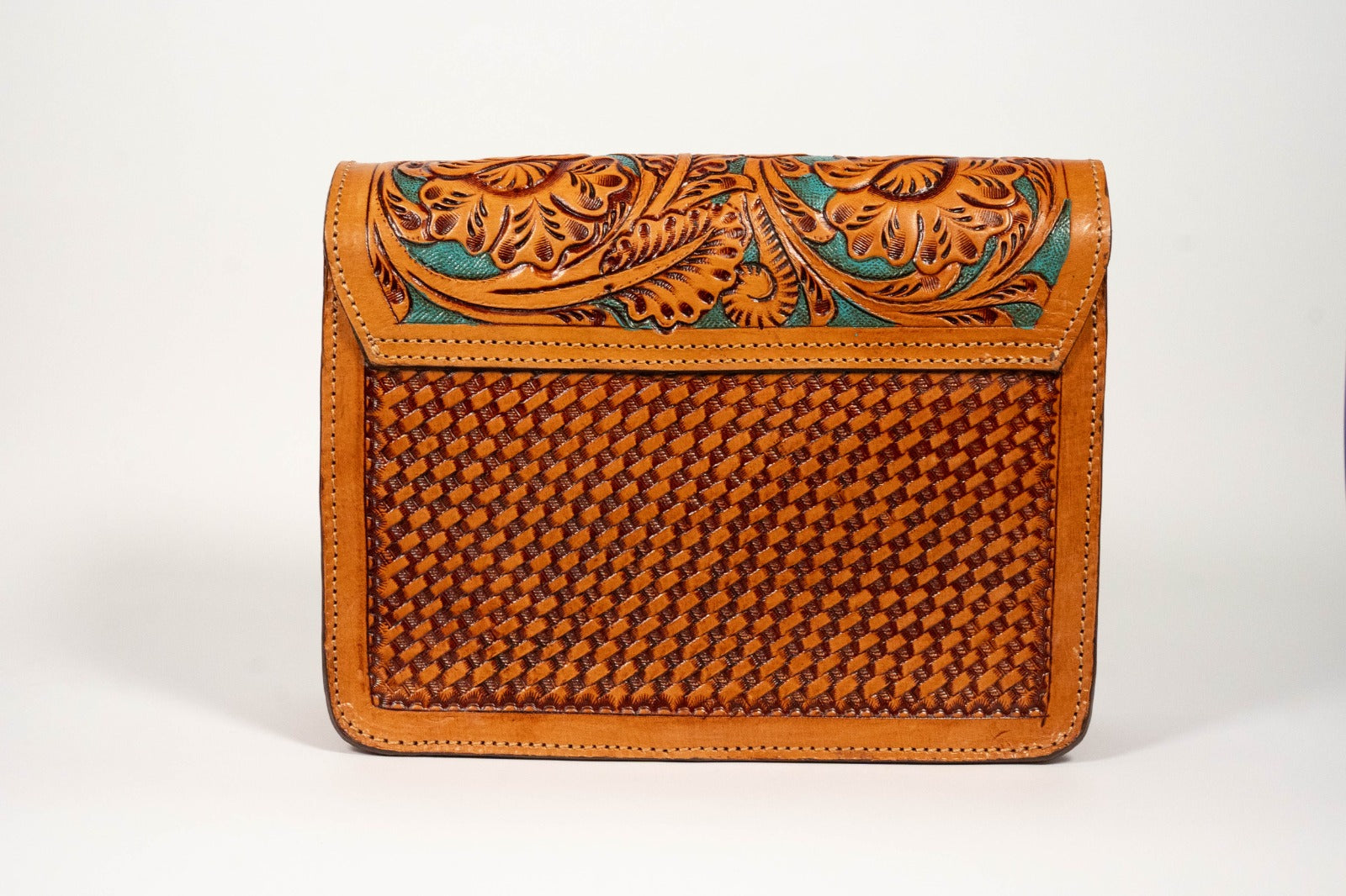 Hand-Tooled Genuine Leather Ladies Handbag – Timeless Craft, Modern Elegance
