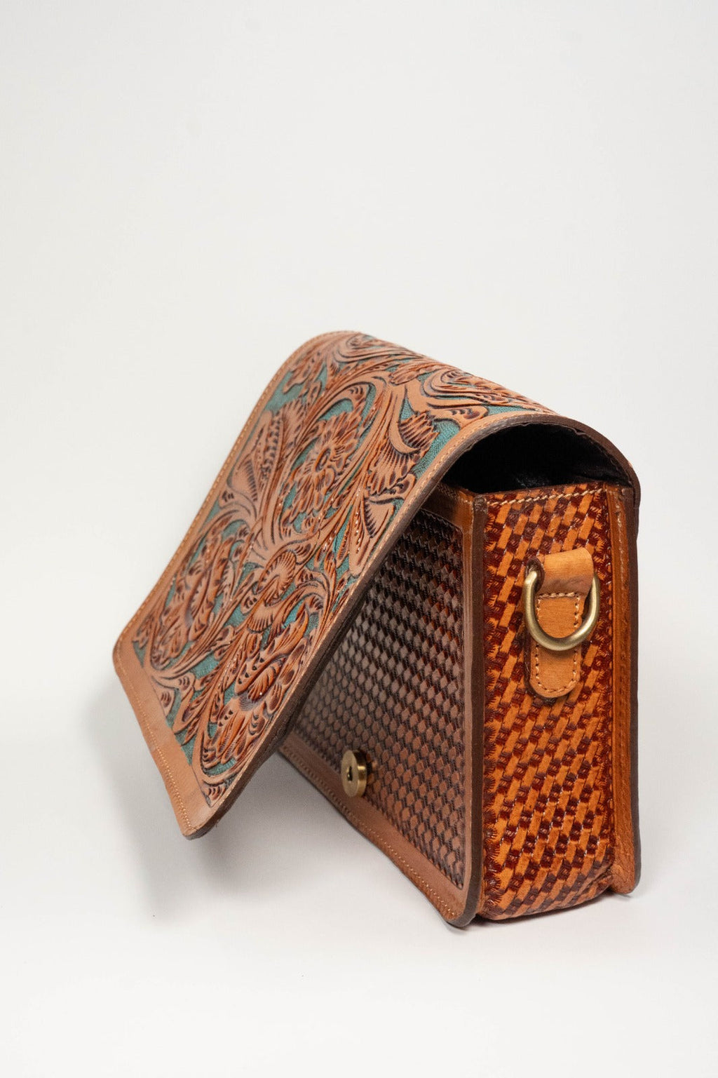 Hand-Tooled Genuine Leather Ladies Handbag – Timeless Craft, Modern Elegance