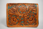 Hand-Tooled Genuine Leather Ladies Handbag – Timeless Craft, Modern Elegance