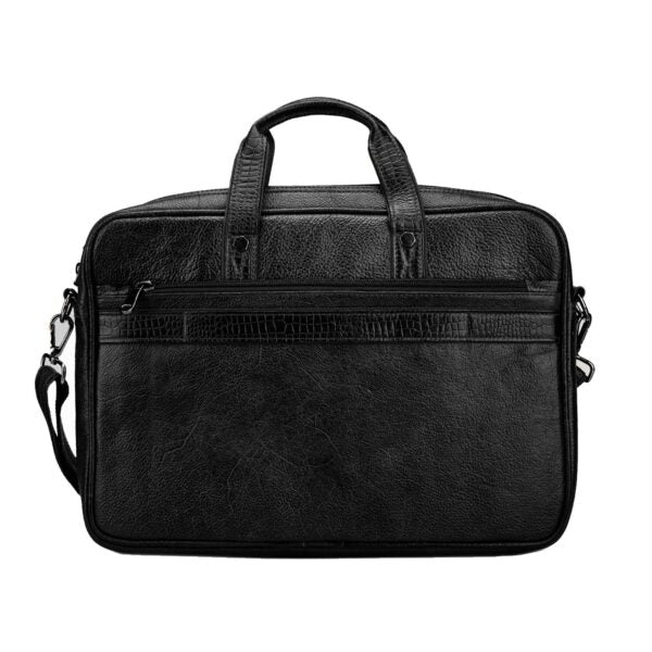 Black Genuine Leather Office
